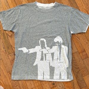 Pulp fiction Graphic Short Sleeve Tee - Gray